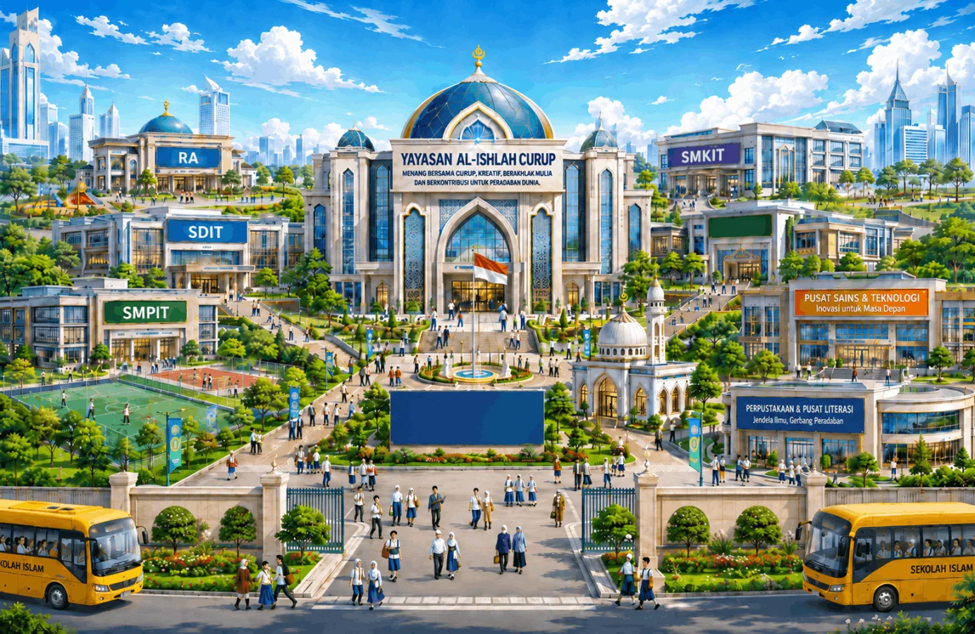 Membentuk Generasi Qurani, Cerdas, dan Berkarakter.